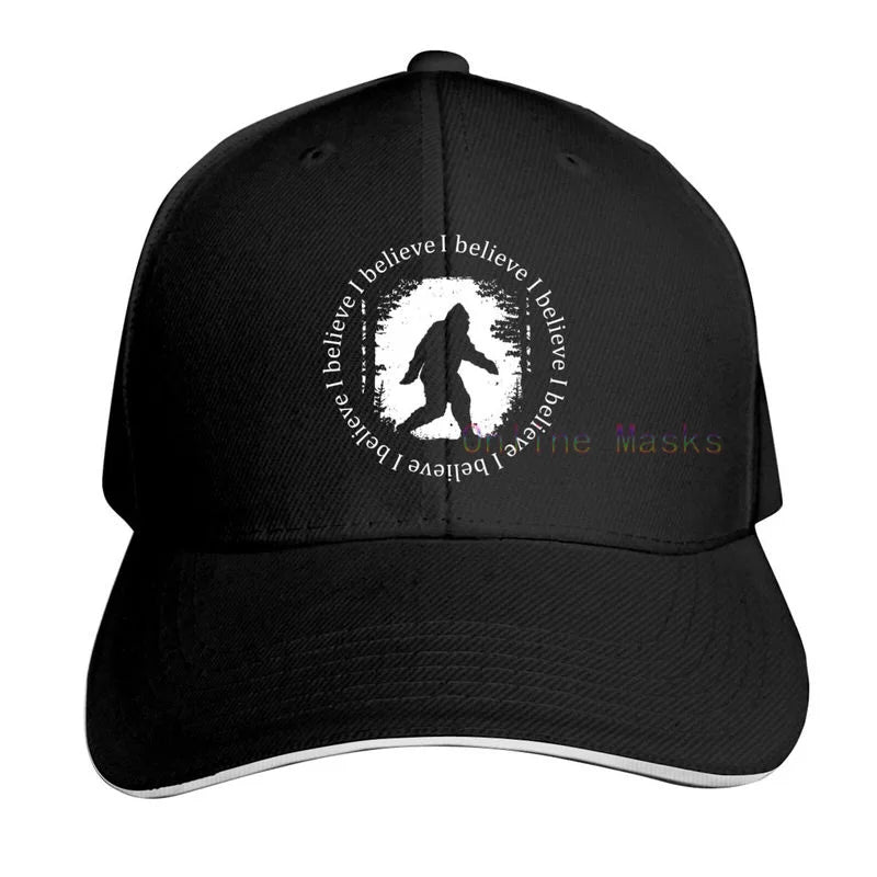 Bigfoot is Real and He Tried to Eat My Ass Baseball Cap Unisex Vintage Trucker Hat Adjustable Cowboy Hats for Mens Womens