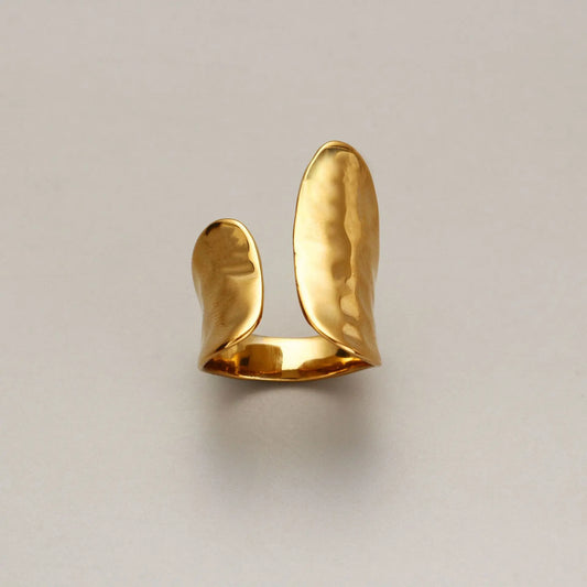 Neue minimalistische goldfarbene Ringe für Frauen, Paare, neue Mode, Vintage, Punk, unregelmäßige geometrische Schmuckgeschenke für Geburtstagsfeiern