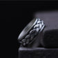Echte 925 Sterling Silber Ringe für Männer und Frauen Drehring Matt geflochten gedrehtes Seil Retro Antik Stil