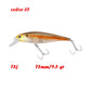 BassLegend Fishing Artificial Bait Suspending Minnow Shallow Wobbler Jerkbait Shad Bass Pike Lure 128 SP 78 F 65 SP