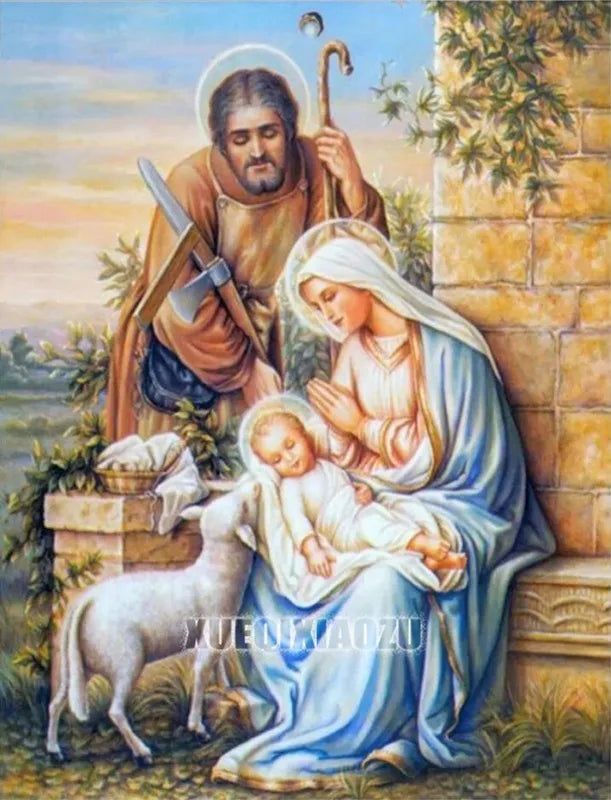 Christ Jesus Diamond Painting Jesus' Redemption Diamond Mosaic Rhinestone Inlaid Cross Stitch Set DIY Home Decoration Gift
