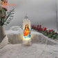 Jesus Jungfrau Christus Kerzenlampe Romantisches Teelicht Elektronische Flammenlose LED Deko