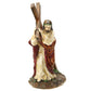 1pc Crucifix Statue Jesus Cross Resin Statue Christ Figure Catholic Religious Accessories Decor