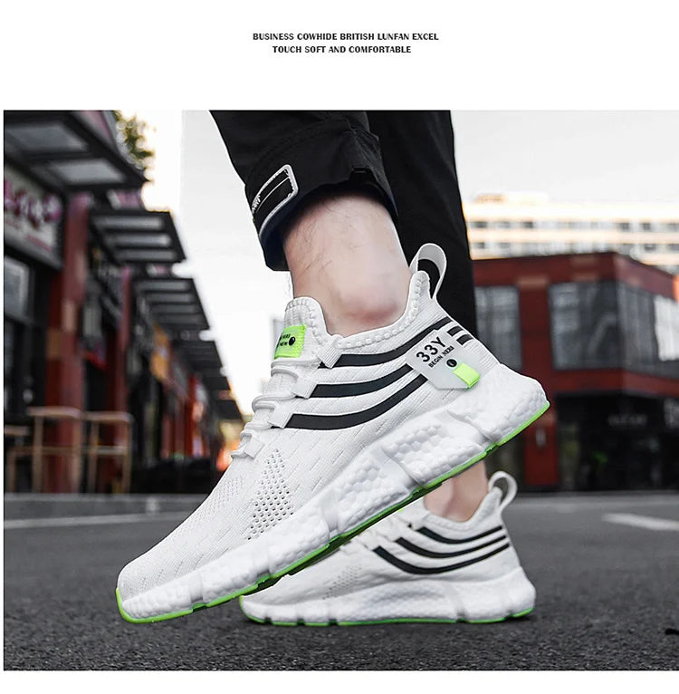 Herrenschuhe Sommer Herren Freizeitschuhe Atmungsaktive Sneaker Herren Leichte Loafers Rutschfeste Tennisschuhe Luxusschuhe Tennisschuhe
