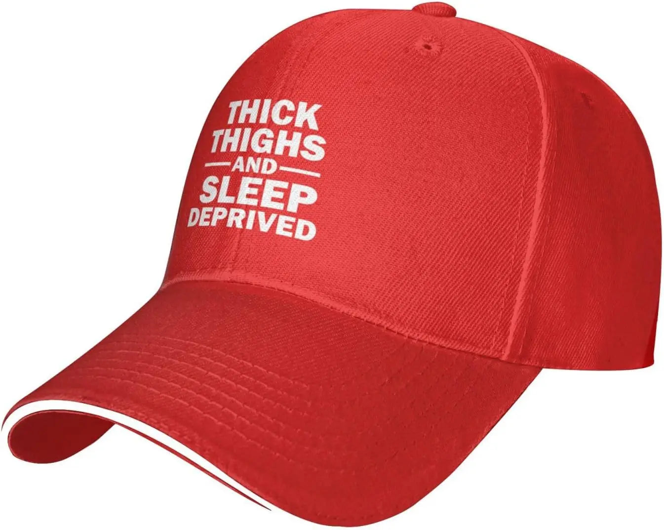 Dicke Oberschenkel und Schlafentzug Hut für Frauen Lustige Baseball Cap Lustige Geburtstagsgeschenke für Frauen