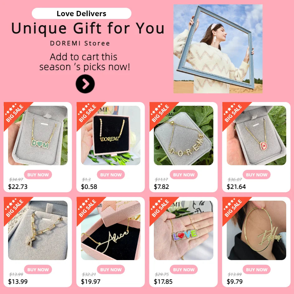 DOREMI Stainless Steel Bamboo Hoop Earrings Customize Name Earrings Bamboo Style Custom Hoop Earring With Statement Words Number