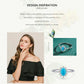 MODIAN Klassischer Kronenring für Damen aus reinem 925er Sterlingsilber mit natürlichem Türkis, elegante Mode-Ringe für Frauen, Weihnachtsschmuck