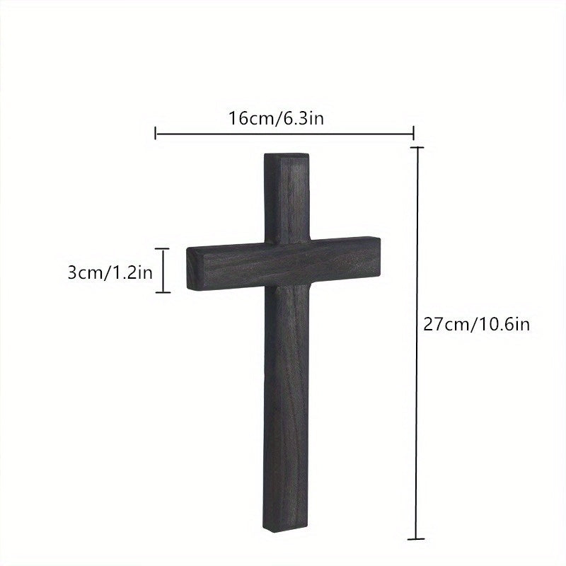 Hängende Ornamente Katholisches Kruzifix Wandmontierte Holzkreuze Party Meditation Büro Geschenke Kunsthandwerk Aufrichtiger Jesus Christus Massiv