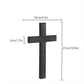 Hängende Ornamente Katholisches Kruzifix Wandmontierte Holzkreuze Party Meditation Büro Geschenke Kunsthandwerk Aufrichtiger Jesus Christus Massiv