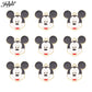 JUYA 15pcs Enamel Mouse Charm Pendants For Jewelry Making Women Kids DIY Necklace Handmade Findings Crafts Accessories