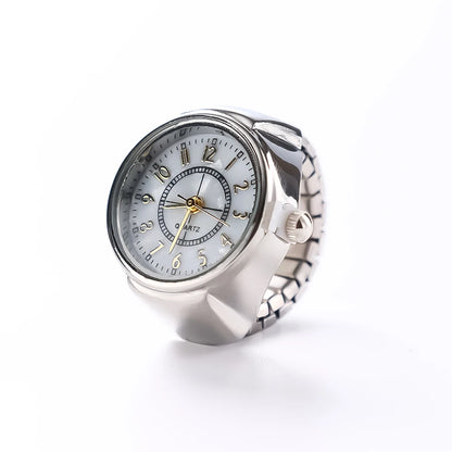 Modische Ringe, Fingeruhren, Modische Party-Quarzuhren, Unisex-Paarringe, Schmuckgeschenk, echt