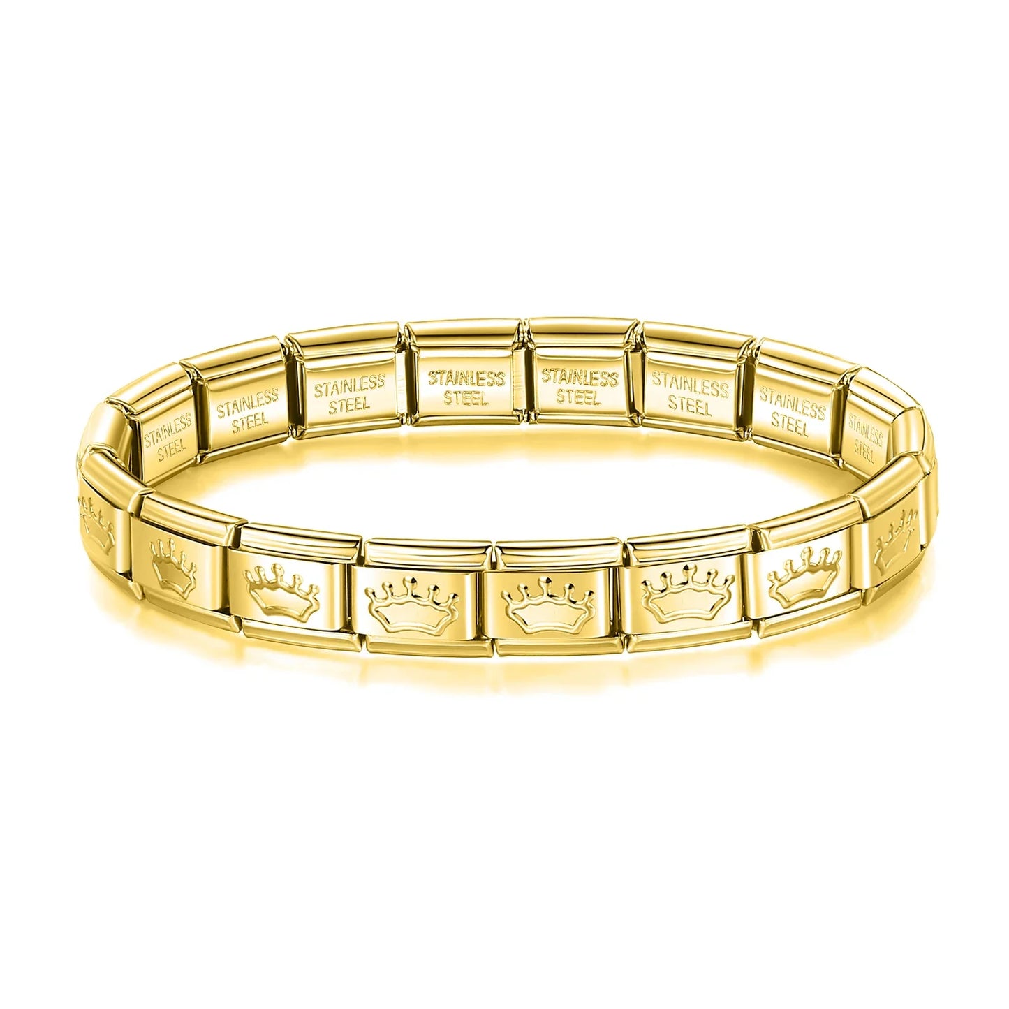 Hapiship Neue Mode Frauen Romantisches Herz 9mm Breite Edelstahl Armband Armreif Mädchen Hochzeit Weihnachtsgeschenk Schmuck G205