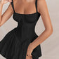Rockmore elegante Party-Korsettkleider für Damen, modisches Abend-Bodycon-A-Linien-Faltenkleid, sexy Spitzen-Patchwork-Minikleid, neuer Sommer-Sunderss