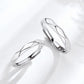 Fashion Schwarz Weiß Ring Geometrische Unregelmäßigkeiten Glatte Paar Verstellbare Ringe Einfachheit Studentenparty Schmuck