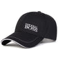 Unisex THE REAL BOSS Buchstabenstickerei Baseball Caps Frühling und Herbst Outdoor Verstellbare Freizeit Hüte Hip Hop Hut Sonnenhut