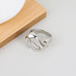 Verstellbarer, bunter Tropfglasur-Ring Damen Mode Retro Geometrischer goldfarbener Metallring Hochzeitsschmuck Geburtstagsgeschenk