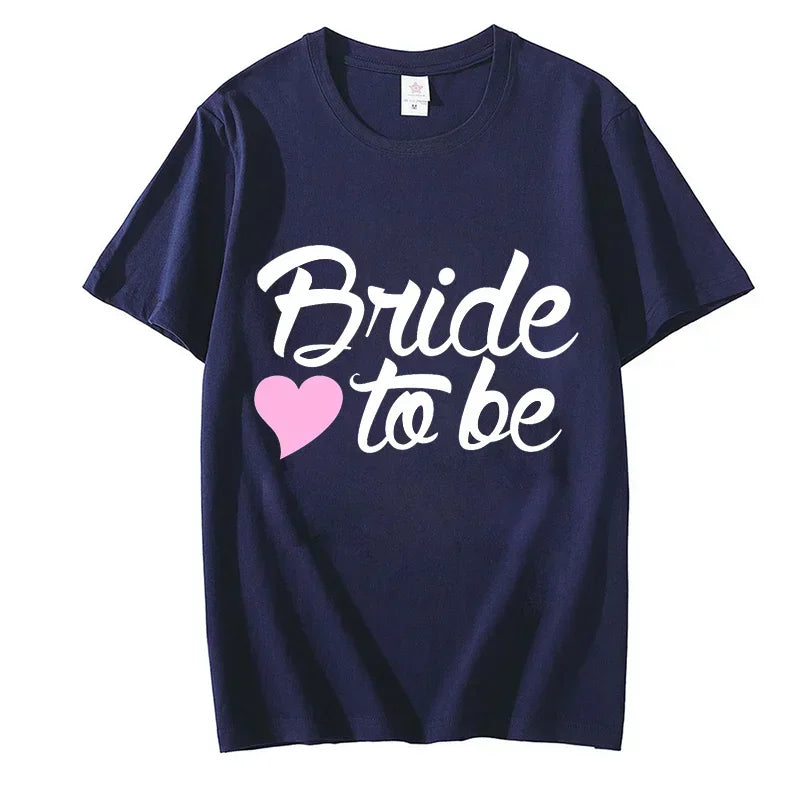 Team Braut Braut T-Shirts für Frauen Oberteile Junggesellinnenabschied Grafik T-Shirts Brautjungfern T-Shirts Frauen T-Shirts Kleidung