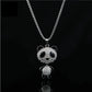Fashion Movable Panda Necklace Lady Exquisite and Cute Cartoon Animal Hip-hop Personality All-match Pendant