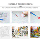 CHENISTORY Rahmenlose Malerei & Kalligraphie Tänzerin DIY Malen nach Zahlen Modernes Wandbild Einzigartiges Geschenk für Heimdekoration 60x75