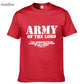 Army Of The Lord Christian Jesus Christ Men And Women Couples Matching T-Shirt Novel Style Custom Printing T Shirt Plus Size