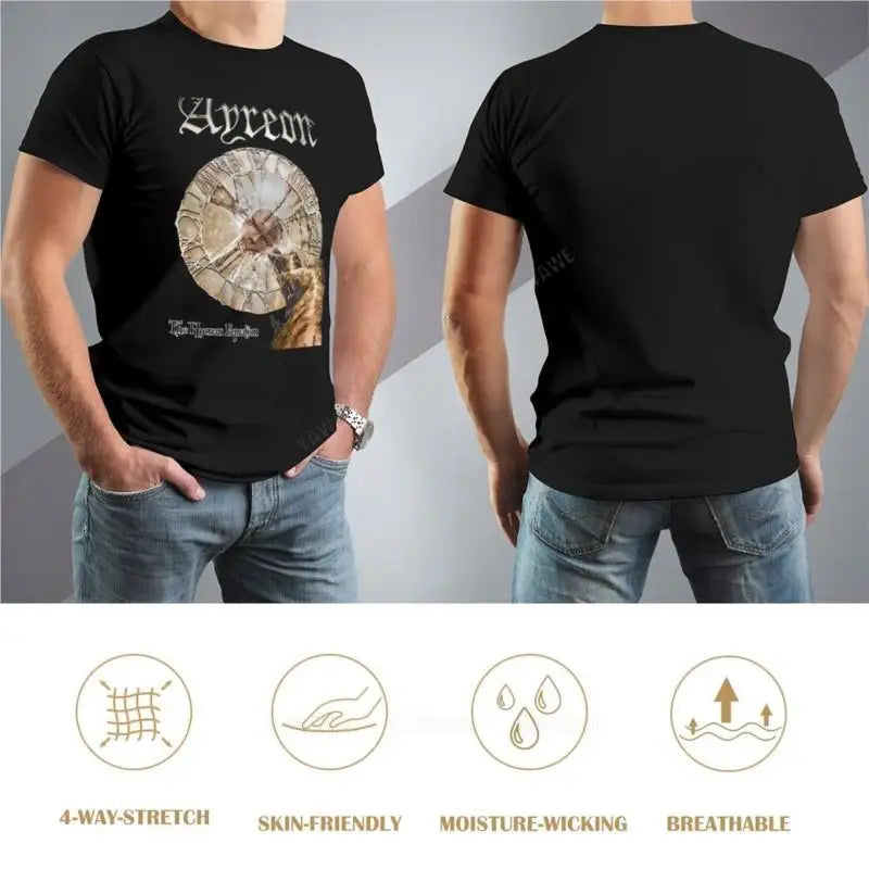 Ayreon - The Human Equation T-Shirt Anime Sweatshirt Koreanische Mode Herren Kurzarm-T-Shirts