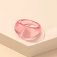 Bunte transparente Acrylringe für Frauen Mode transparente geometrische Harz-Fingerringe weibliche Party-Schmuckgeschenk