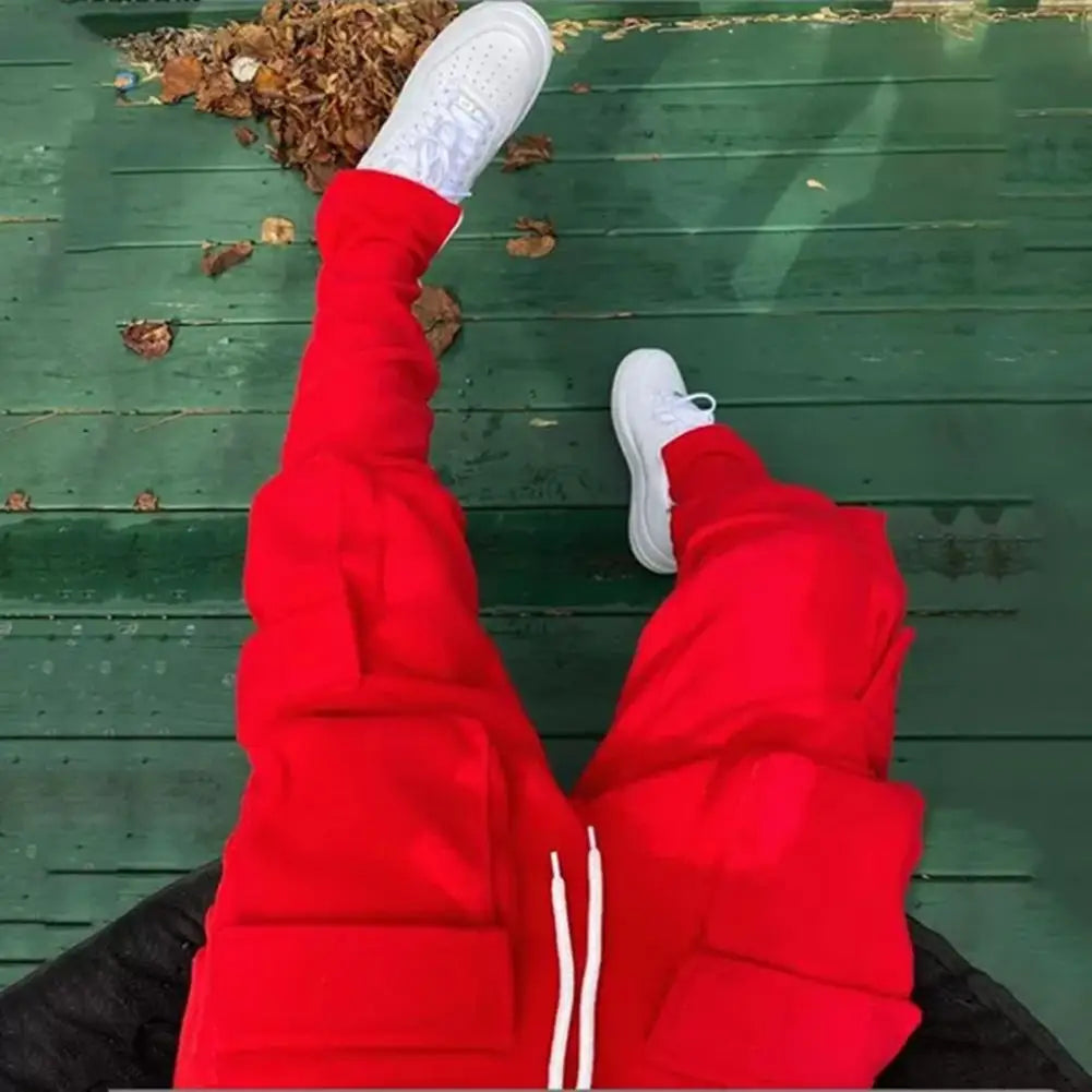 2023 Herbst Winter Streetwear Herren Cargo Hose Taschen Jogginghose Freizeithose Herren Sweathose