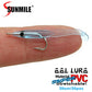 SUNMILE 30pcs 0.3g 35mm Eel Soft Fishing Lure Pesca Peche Tackle Wobblers Fish Lures Carp Leurre Souple Soft baits
