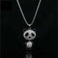 Fashion Movable Panda Necklace Lady Exquisite and Cute Cartoon Animal Hip-hop Personality All-match Pendant