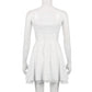 Rockmore elegante Party-Korsettkleider für Damen, modisches Abend-Bodycon-A-Linien-Faltenkleid, sexy Spitzen-Patchwork-Minikleid, neuer Sommer-Sunderss