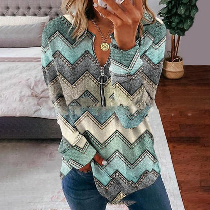 Gestreifte Kapuzenpullover Damen Mode Reißverschluss Hoodies Y2k Lässige Sweatshirts Zip Up Hoodie Oversize Kapuzenjacke Gittermäntel Damen Sweatshirts