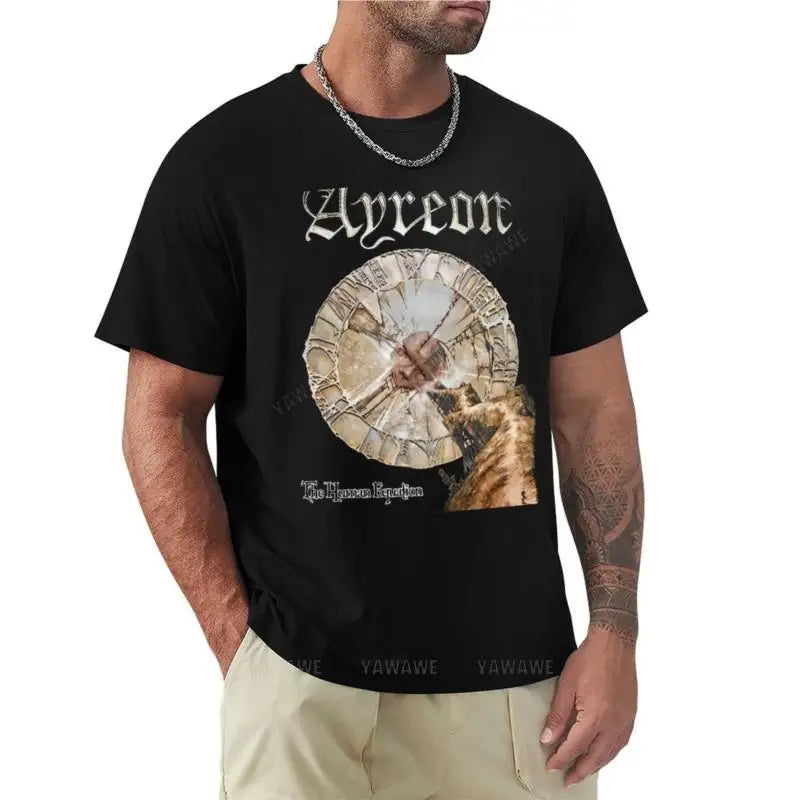 Ayreon - The Human Equation T-Shirt Anime Sweatshirt Koreanische Mode Herren Kurzarm-T-Shirts