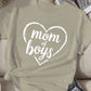mom of boys  women's comfit t-shirt