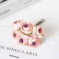 12PCS Artificial Flowers Christmas Decorations for Home Accessories Stamen Wedding Bouquet Garland DIY Gifts Silk Tea Roses Buds