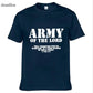 Army Of The Lord Christian Jesus Christ Men And Women Couples Matching T-Shirt Novel Style Custom Printing T Shirt Plus Size