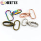 5/10Pcs Meetee 20/25/32/38mm Metal Bags Strap Buckles Lobster Clasp Collar Carabiner Snap Hook DIY KeyChain Bag Part Accessories