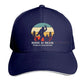 Bigfoot is Real and He Tried to Eat My Ass Baseball Cap Unisex Vintage Trucker Hat Adjustable Cowboy Hats for Mens Womens