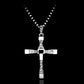 The Fast and The Furious Dominic Toretto Kristall Jesus Kreuz Anhänger Halskette für Herren Crucifixo Masculino Jesus Christus Hals