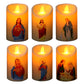 Jesus Christus Licht für Kreative Flammenlose Elektronische Kerzen Lampe für Zuhause Schlafzimmer Wohnzimmer Dekoration Zubehör