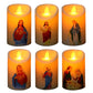 Jesus Christus Licht für Kreative Flammenlose Elektronische Kerzen Lampe für Zuhause Schlafzimmer Wohnzimmer Dekoration Zubehör