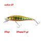 BassLegend Fishing Artificial Bait Suspending Minnow Shallow Wobbler Jerkbait Shad Bass Pike Lure 128 SP 78 F 65 SP