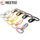5/10Pcs Meetee 20/25/32/38mm Metal Bags Strap Buckles Lobster Clasp Collar Carabiner Snap Hook DIY KeyChain Bag Part Accessories