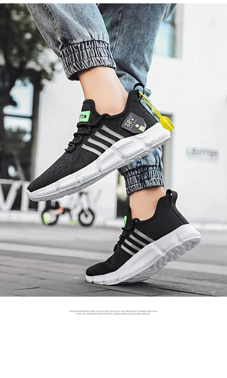 Herrenschuhe Sommer Herren Freizeitschuhe Atmungsaktive Sneaker Herren Leichte Loafers Rutschfeste Tennisschuhe Luxusschuhe Tennisschuhe