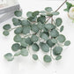 Künstliche Pflanzen Eukalyptusblätter Ranke Weihnachtsdekoration Vase für Zuhause Hochzeit Garten Rosenbogen Scrapbooking Künstliche Blumen