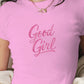 Y2K Style Good Girl Damen Fashion Kurzarm-T-Shirt