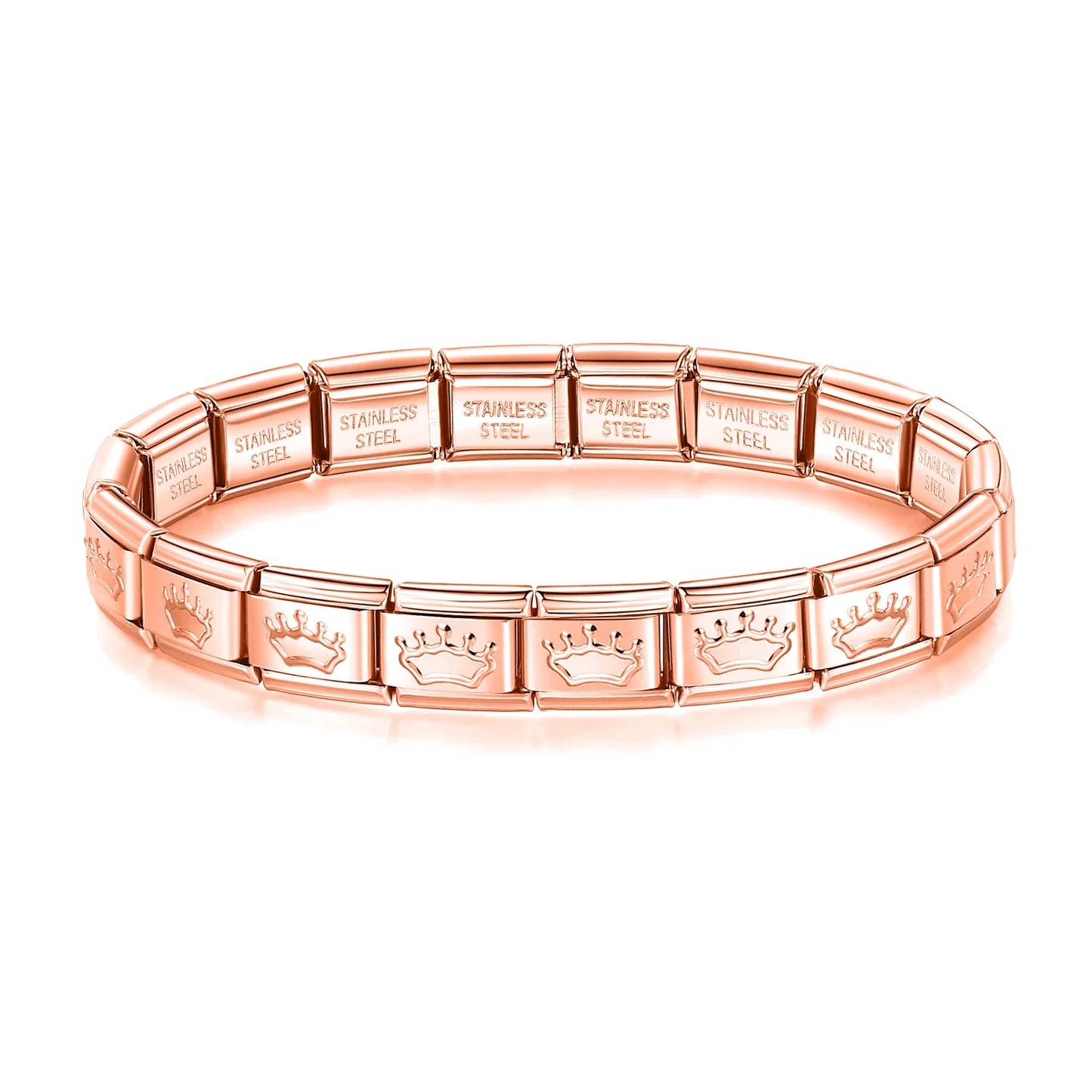 Hapiship Neue Mode Frauen Romantisches Herz 9mm Breite Edelstahl Armband Armreif Mädchen Hochzeit Weihnachtsgeschenk Schmuck G205