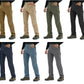 TACVASEN IX9 Winter Softshell Thermo Wanderhose Arbeitshose Herren Fleece Cargohose Wasserdicht Warm Outdoor Männer Hose