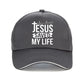 Sommerhut Bedruckte Jesus hat mein Leben gerettet Baseballkappe Ich gehöre Jesus Mützen Herren Baumwolle Christus Religion Christlicher Glaube Hüte