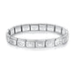 Hapiship Neue Mode Frauen Romantisches Herz 9mm Breite Edelstahl Armband Armreif Mädchen Hochzeit Weihnachtsgeschenk Schmuck G205