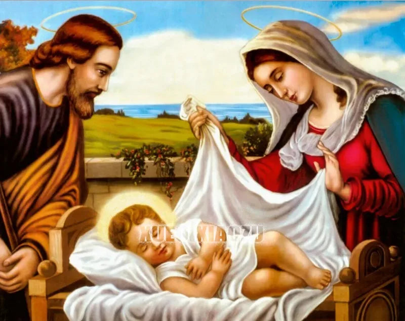 Christ Jesus Diamond Painting Jesus' Redemption Diamond Mosaic Rhinestone Inlaid Cross Stitch Set DIY Home Decoration Gift